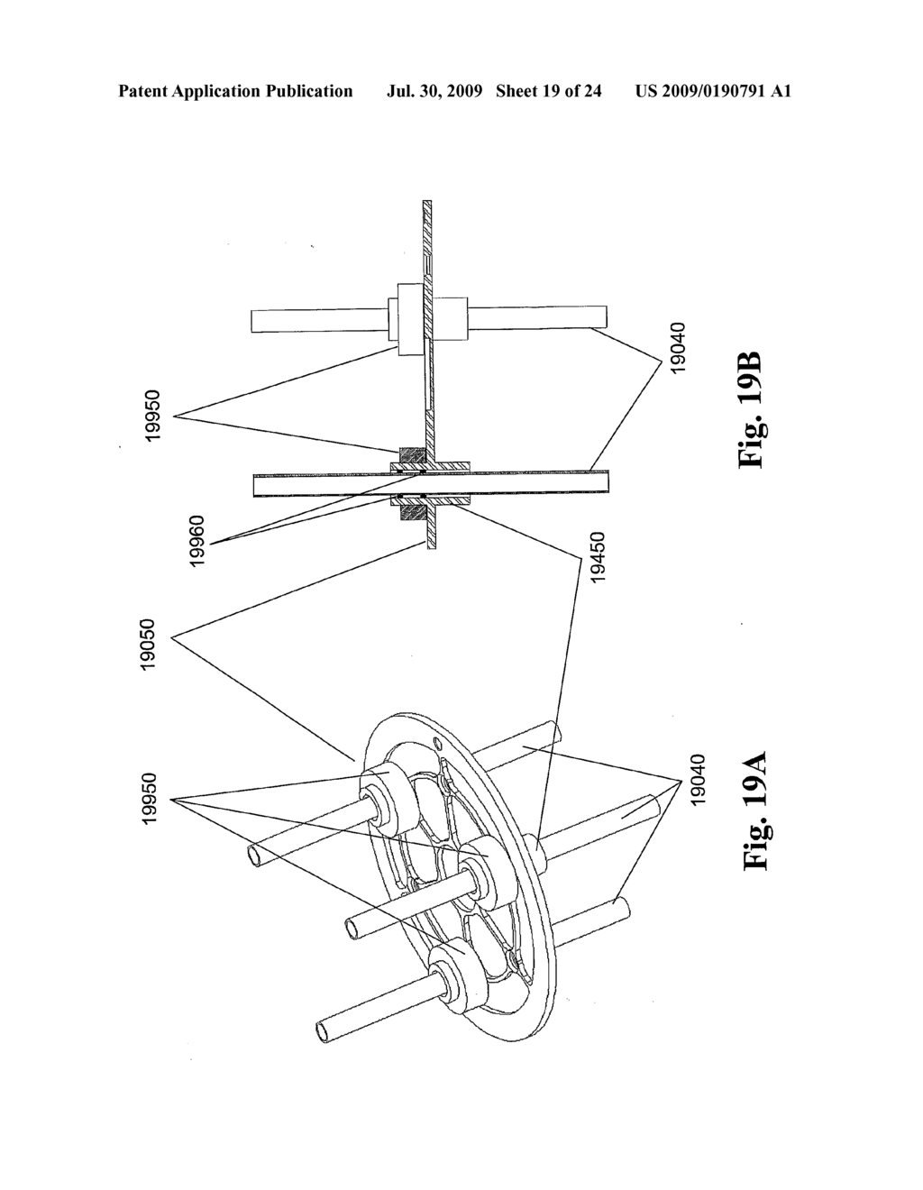 Acoustic transducer comprising a plurality of coaxially arranged diaphragms - diagram, schematic, and image 20