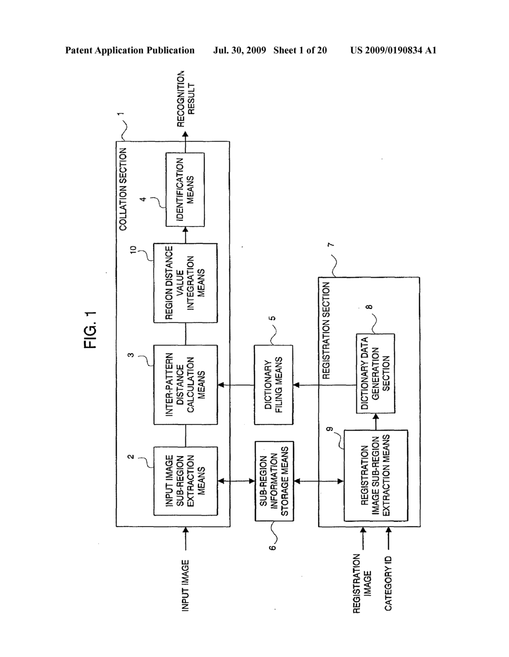 Image Recognition System and Recognition Method Thereof and Program - diagram, schematic, and image 02