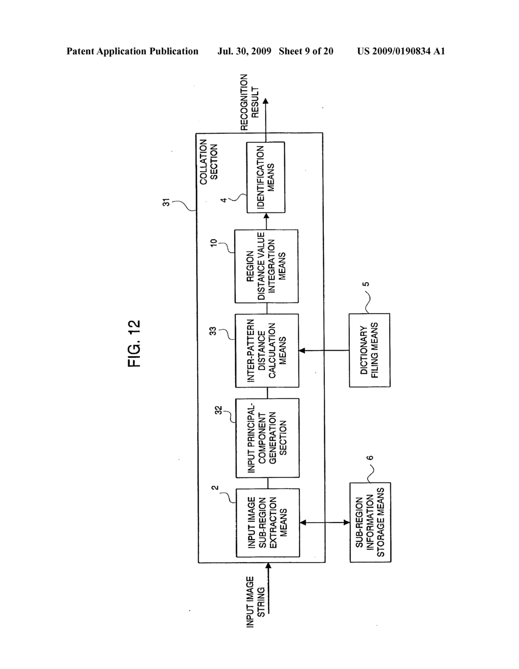 Image Recognition System and Recognition Method Thereof and Program - diagram, schematic, and image 10