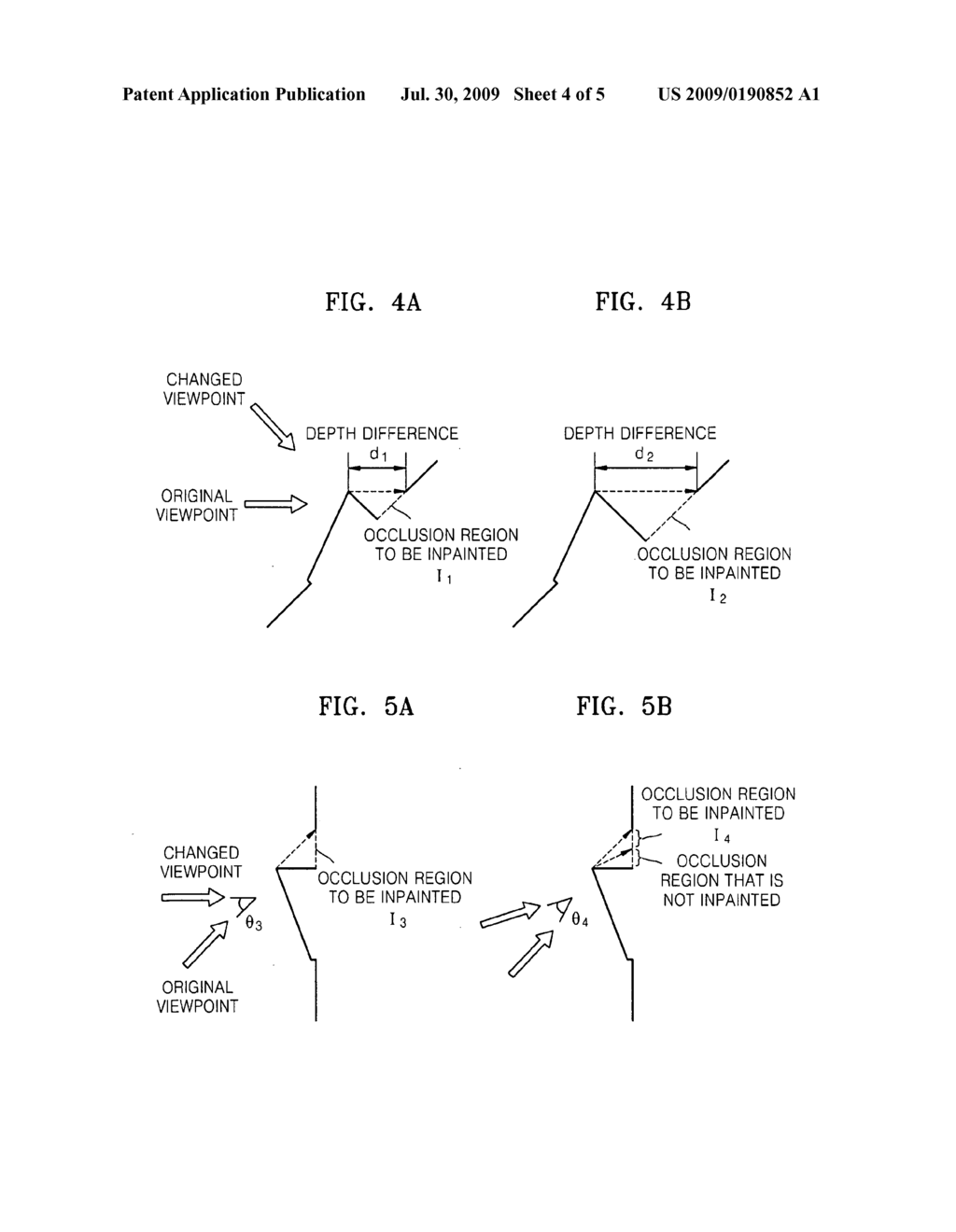 Image inpainting method and apparatus based on viewpoint change - diagram, schematic, and image 05