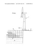 Method for the transport of a civil engineering structure in an aquatic medium diagram and image