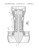 LOW PRESSURE TURBINE WITH COUNTER-ROTATING DRIVES FOR SINGLE SPOOL diagram and image