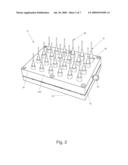 HIGH-THROUGPUT SOLVENT EVAPORATOR AND GAS MANIFOLD WITH UNIFORM FLOW RATES AND INDEPENDENT FLOW CONTROLS diagram and image