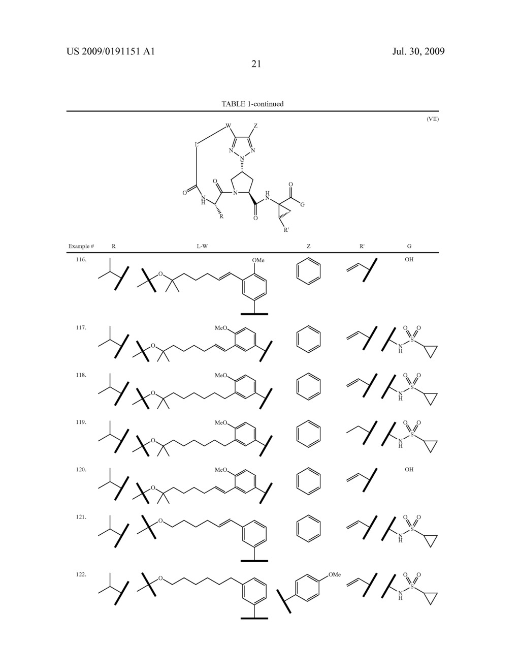 TRIAZOLE-CONTAINING MACROCYCLIC HCV SERINE PROTEASE INHIBITORS - diagram, schematic, and image 22