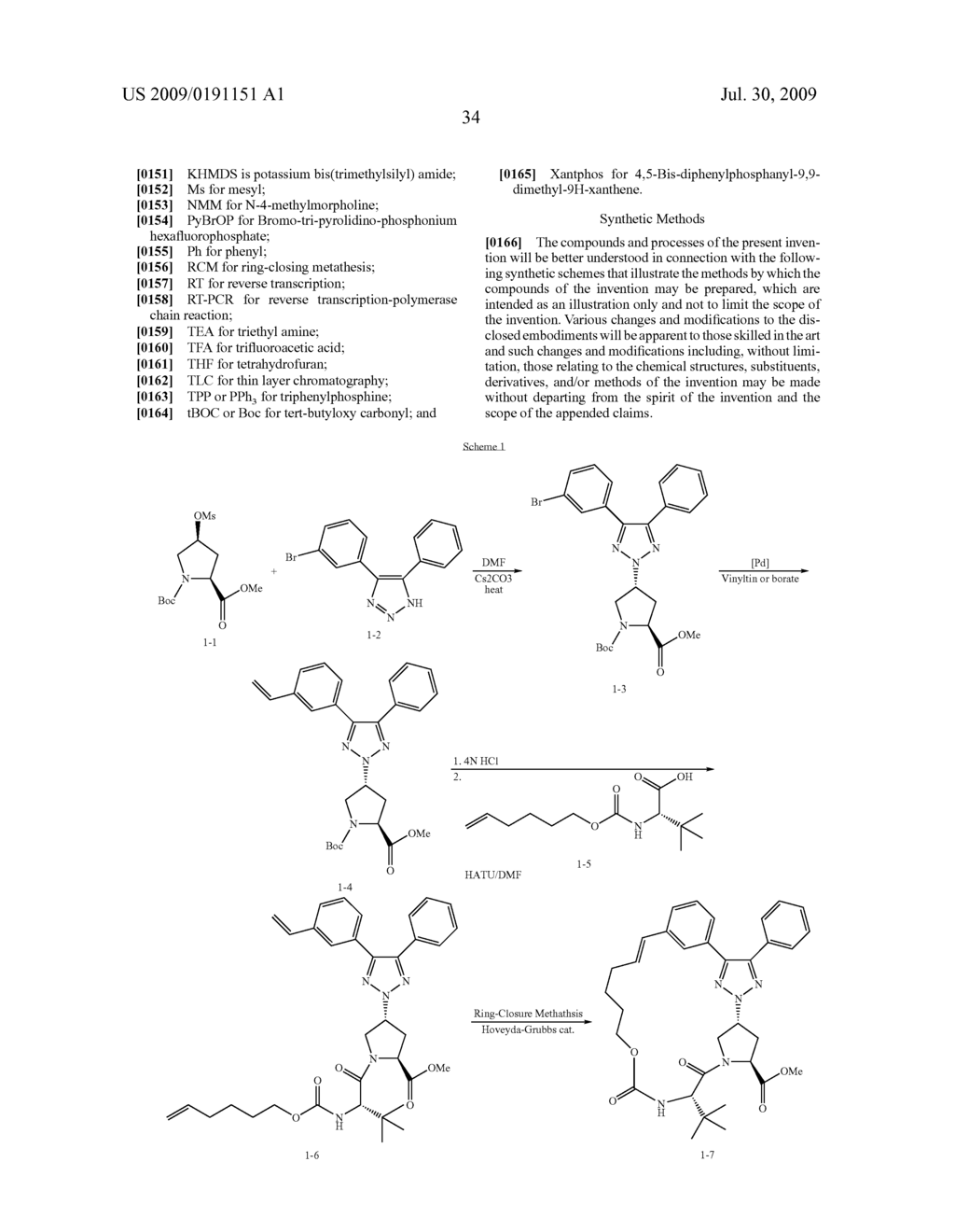 TRIAZOLE-CONTAINING MACROCYCLIC HCV SERINE PROTEASE INHIBITORS - diagram, schematic, and image 35