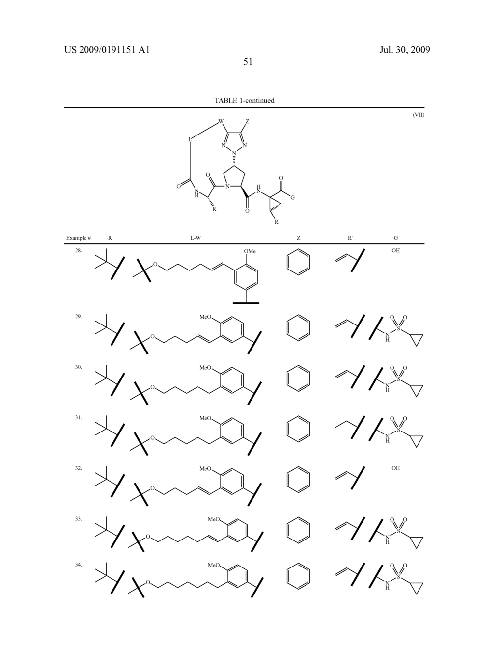 TRIAZOLE-CONTAINING MACROCYCLIC HCV SERINE PROTEASE INHIBITORS - diagram, schematic, and image 52