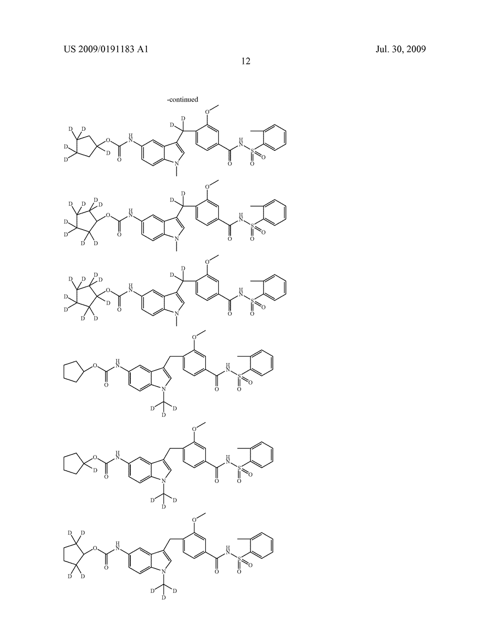 SUBSTITUTED INDOLES - diagram, schematic, and image 13