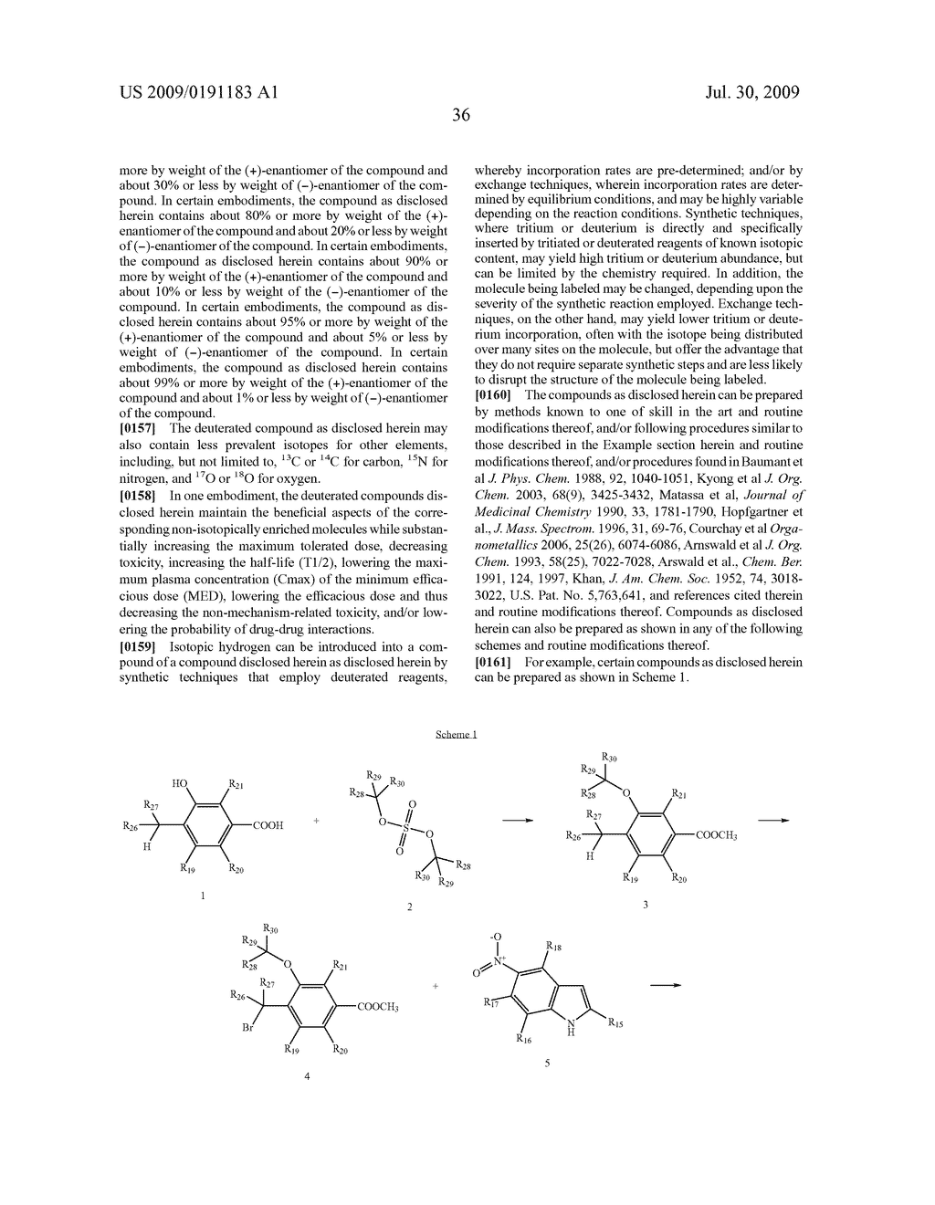 SUBSTITUTED INDOLES - diagram, schematic, and image 37