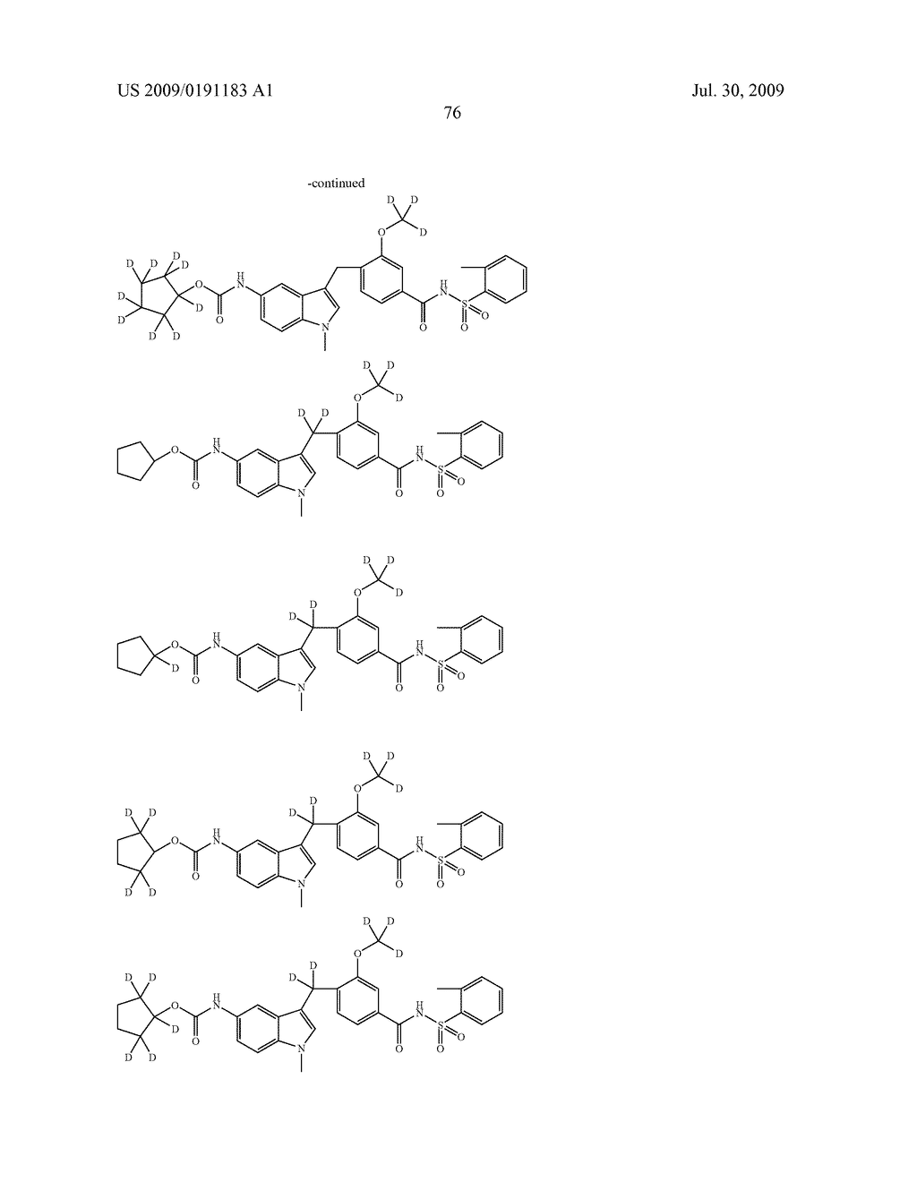 SUBSTITUTED INDOLES - diagram, schematic, and image 77