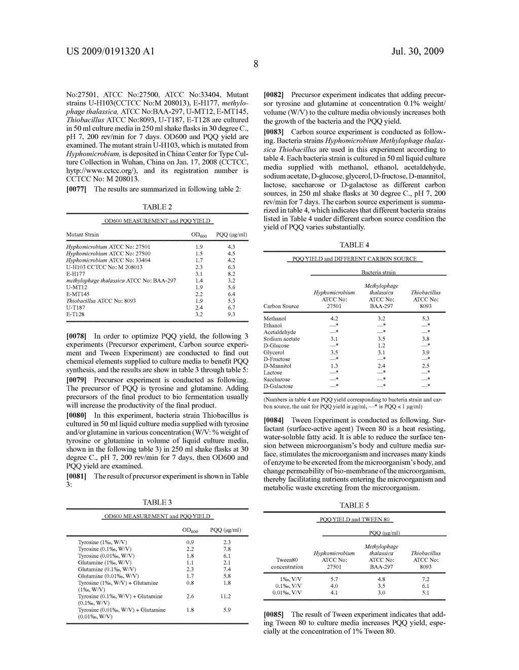 PURIFIED PYRROLOQUINOLINE QUINONE FORTIFIED FOOD - diagram, schematic, and image 11