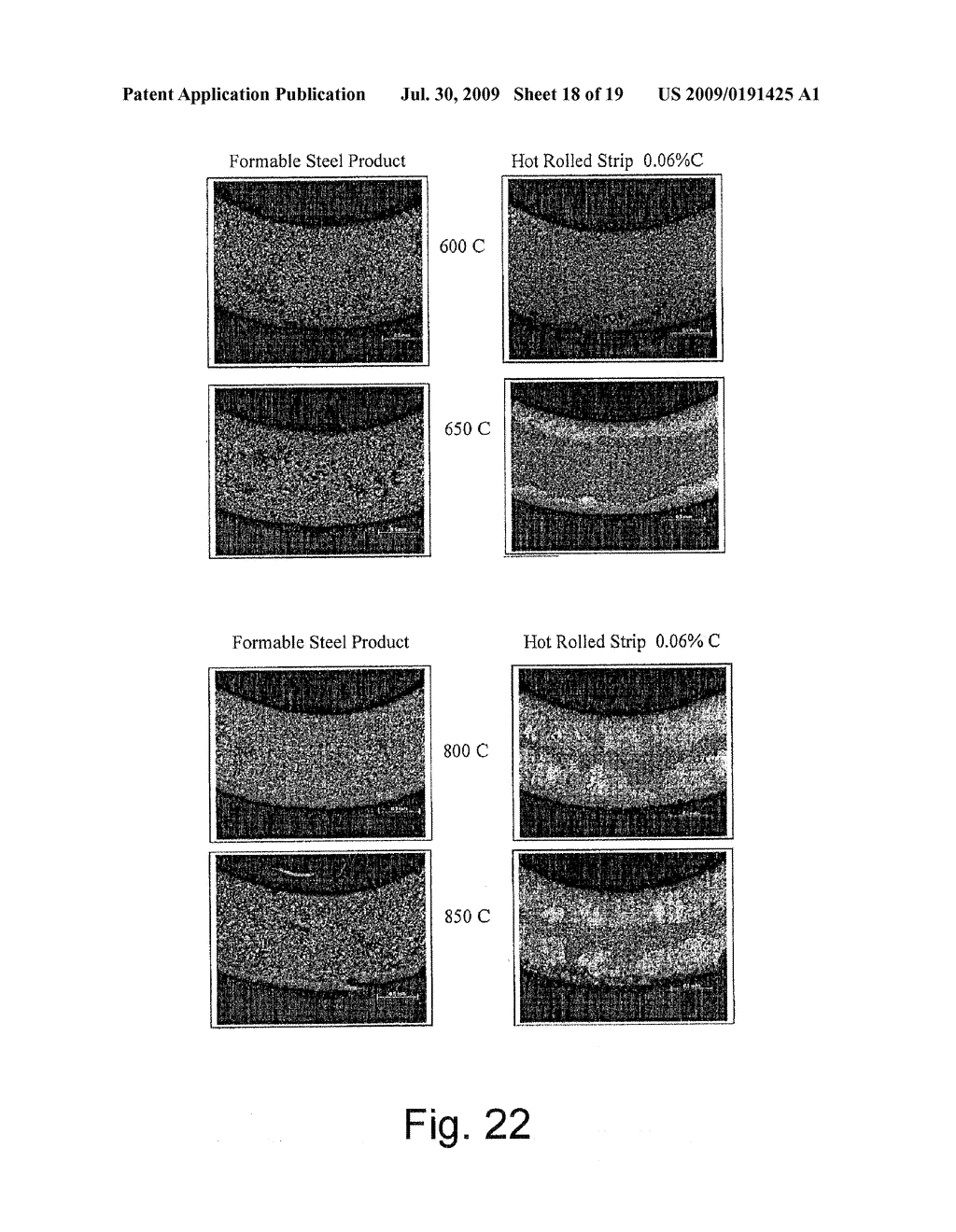 STEEL PRODUCT WITH A HIGH AUSTENITE GRAIN COARSENING TEMPERATURE, AND METHOD FOR MAKING THE SAME - diagram, schematic, and image 19