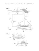 METHOD AND APPARATUS FOR STRUCTURING A RADIATION-SENSITIVE MATERIAL diagram and image