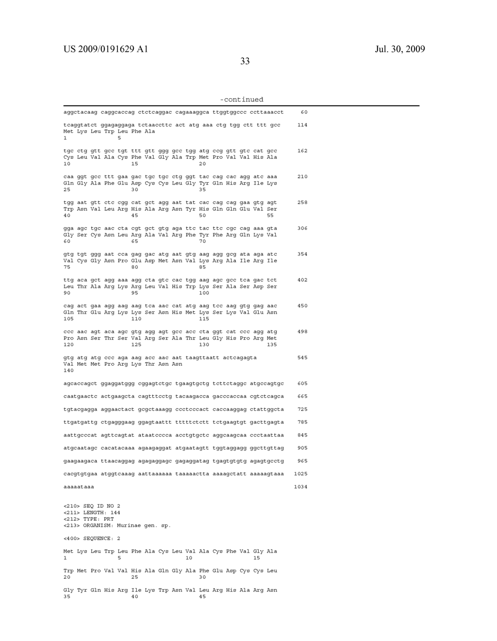 MAMMALIAN CHEMOKINE REAGENTS - diagram, schematic, and image 35