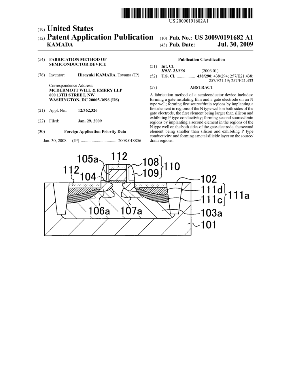 FABRICATION METHOD OF SEMICONDUCTOR DEVICE - diagram, schematic, and image 01