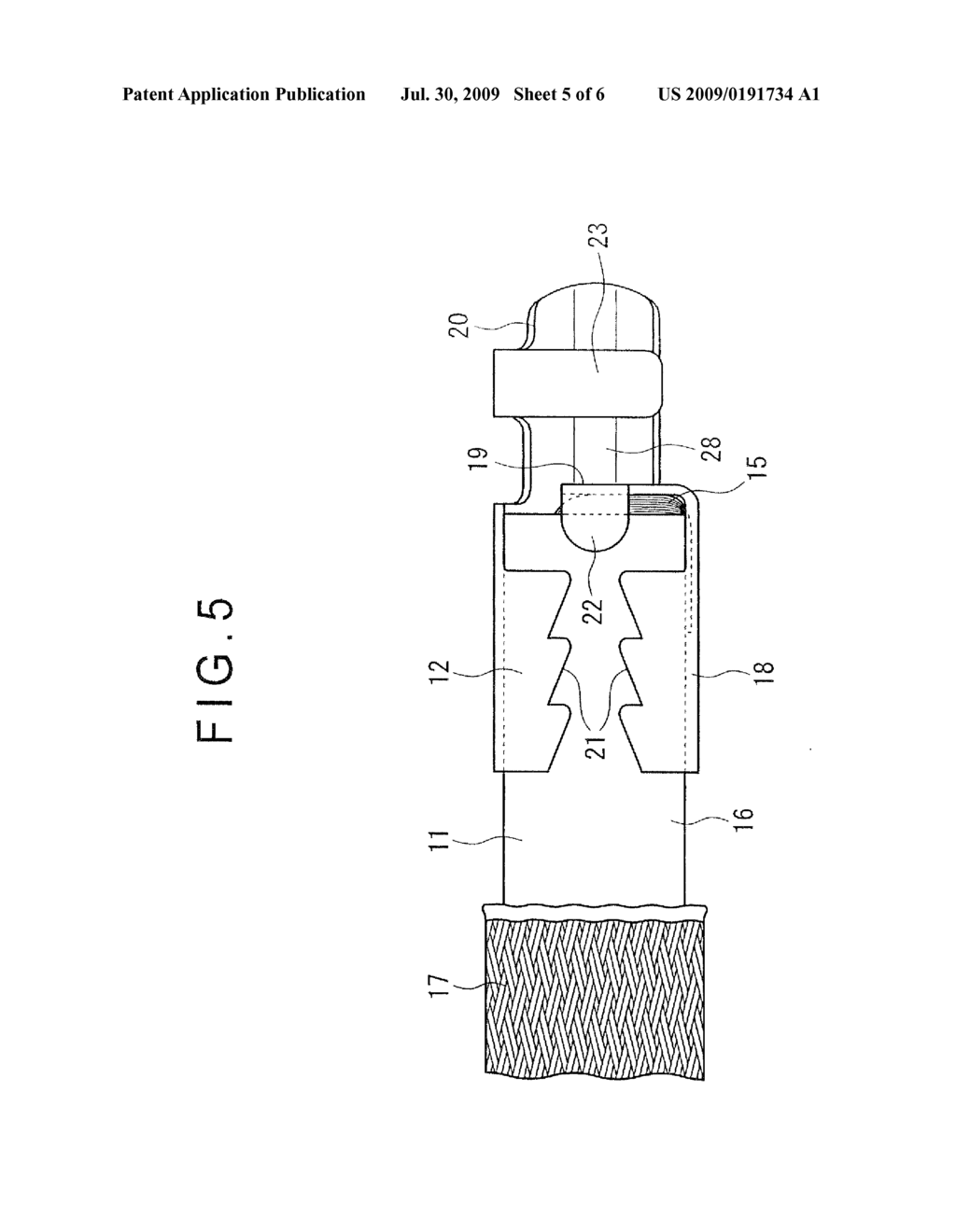 CABLE TERMINAL AND CABLE USING THE SAME - diagram, schematic, and image 06