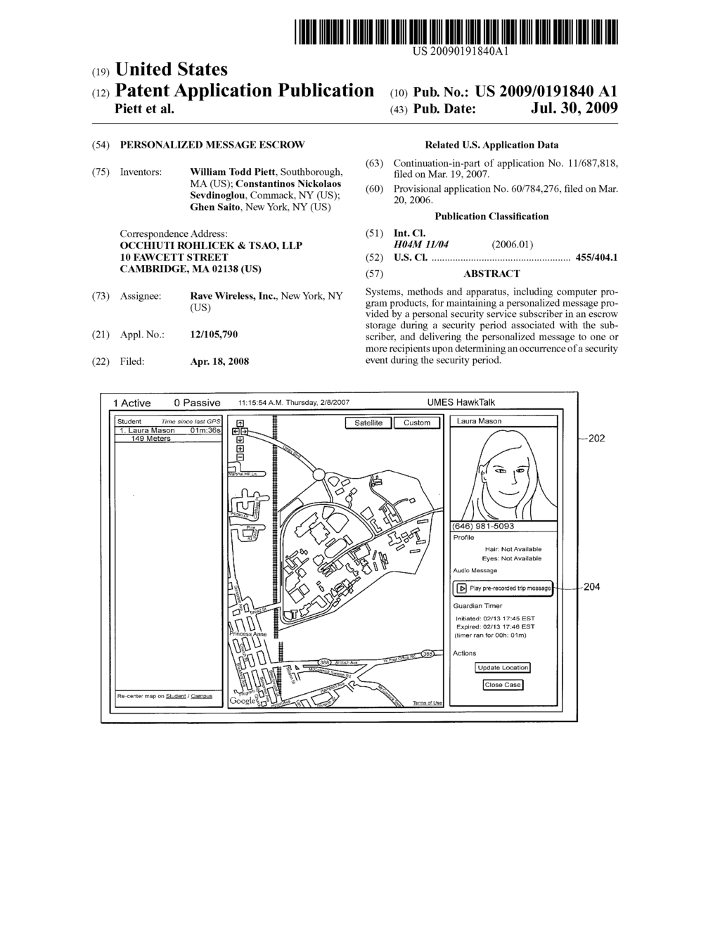 PERSONALIZED MESSAGE ESCROW - diagram, schematic, and image 01