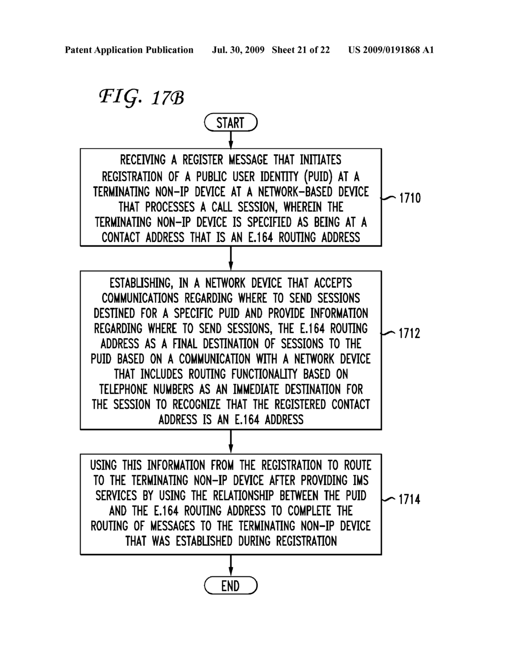 SYSTEM AND METHOD OF REMOTELY DE-REGISTERING DEVICES IN IMS SYSTEM - diagram, schematic, and image 22