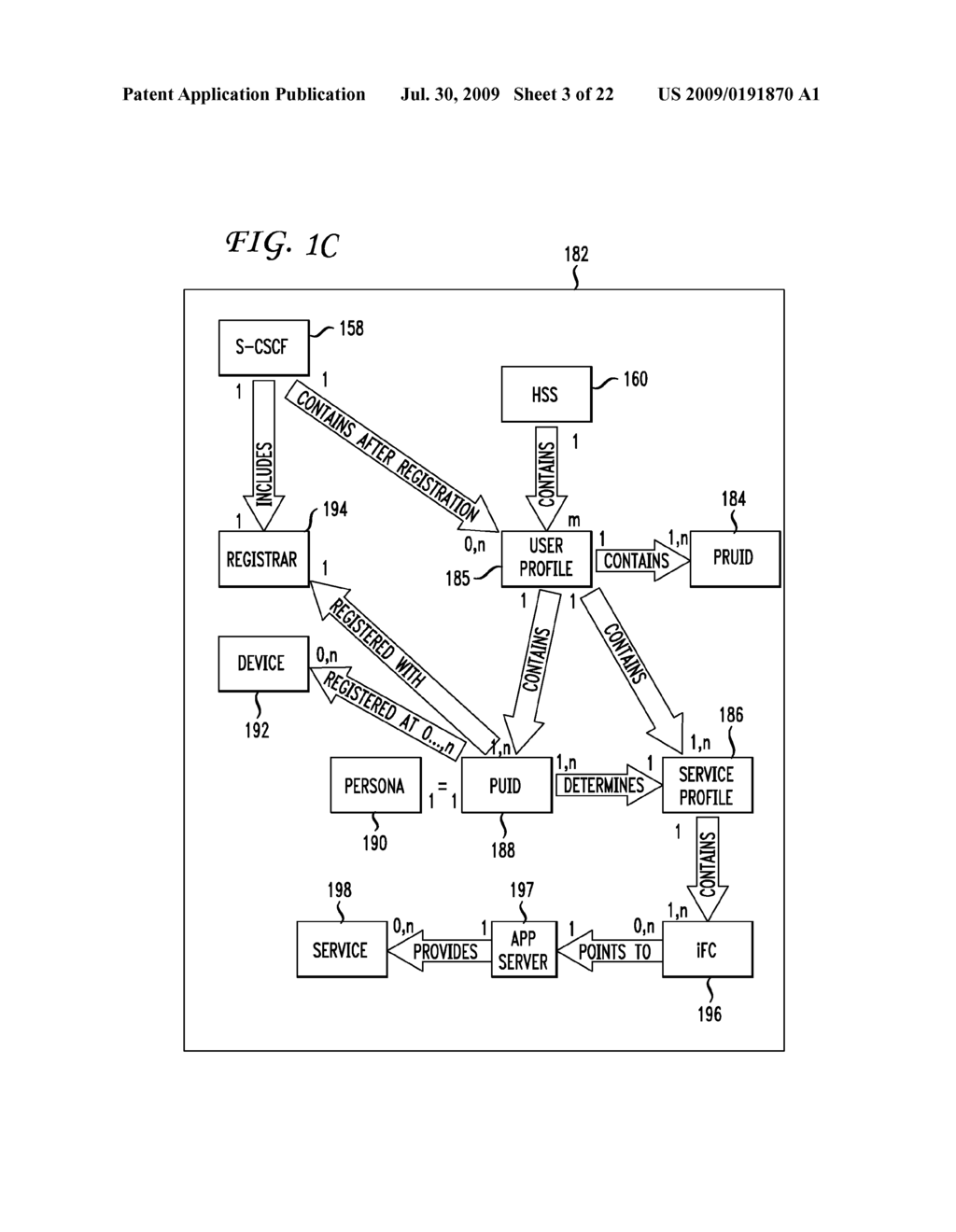 SYSTEM AND METHOD OF PROVIDING REGISTRATION ALERT IN AN IMS SYSTEM - diagram, schematic, and image 04