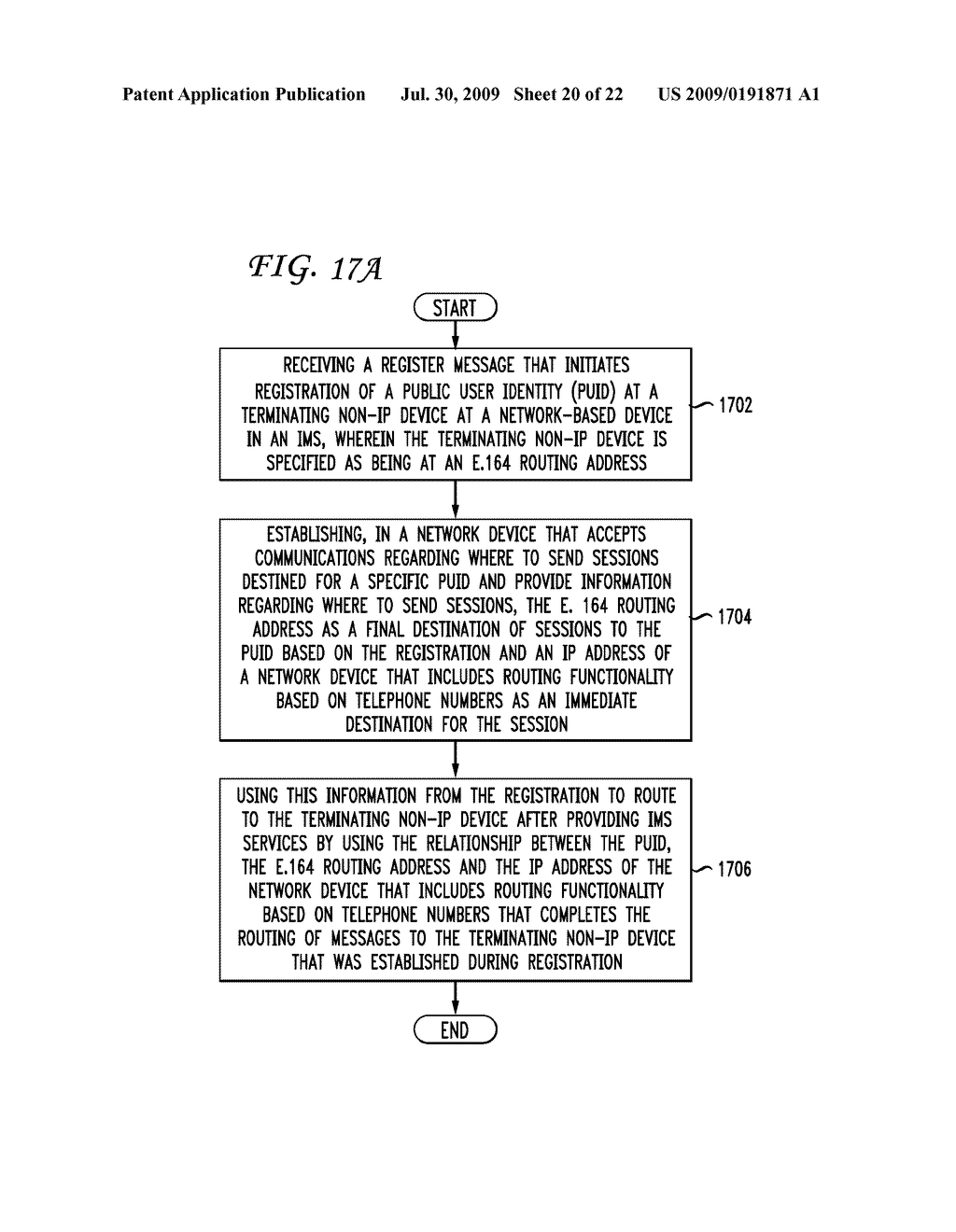 SYSTEM AND METHOD OF PROVIDING IMS SERVICES TO USERS ON ORIGINATING NON IMS DEVICES AND OTHER DEVICES THAT DO NOT HAVE A PREVIOUS RELATIONSHIP WITH THE USER - diagram, schematic, and image 21