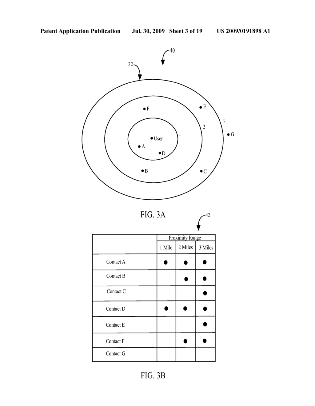 METHOD AND SYSTEM FOR IMPLEMENTING A PROXIMITY-BASED APPLICATION IN A HAND-HELD COMMUNICATIONS DEVICE - diagram, schematic, and image 04