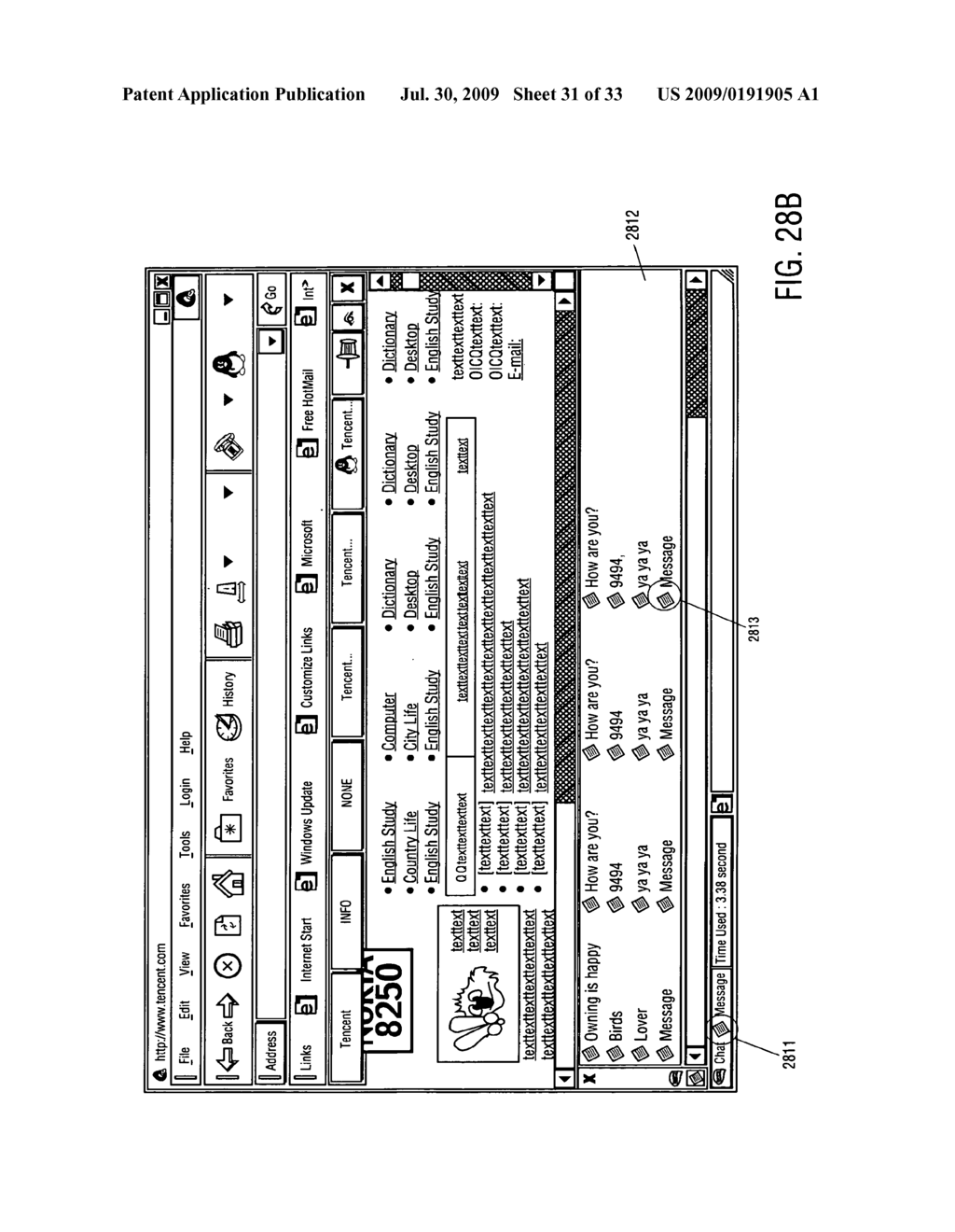 INSTANT MESSAGING SYSTEM AND METHOD - diagram, schematic, and image 32