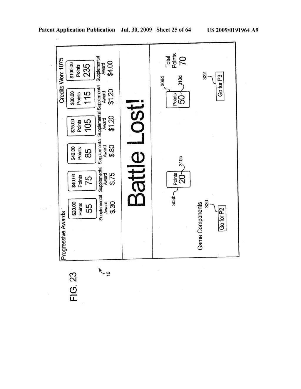 GAMING SYSTEM AND METHOD FOR ENABLING A PLAYER TO SELECT PROGRESSIVE AWARDS TO TRY FOR AND CHANCES OF WINNING PROGRESSIVE AWARDS - diagram, schematic, and image 26