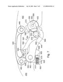 ELECTRICALLY OPERATED DERAILLEUR THAT RE-ENGAGES A DISENGAGED DERAILLEUR FORCE OVERLOAD CLUTCH diagram and image