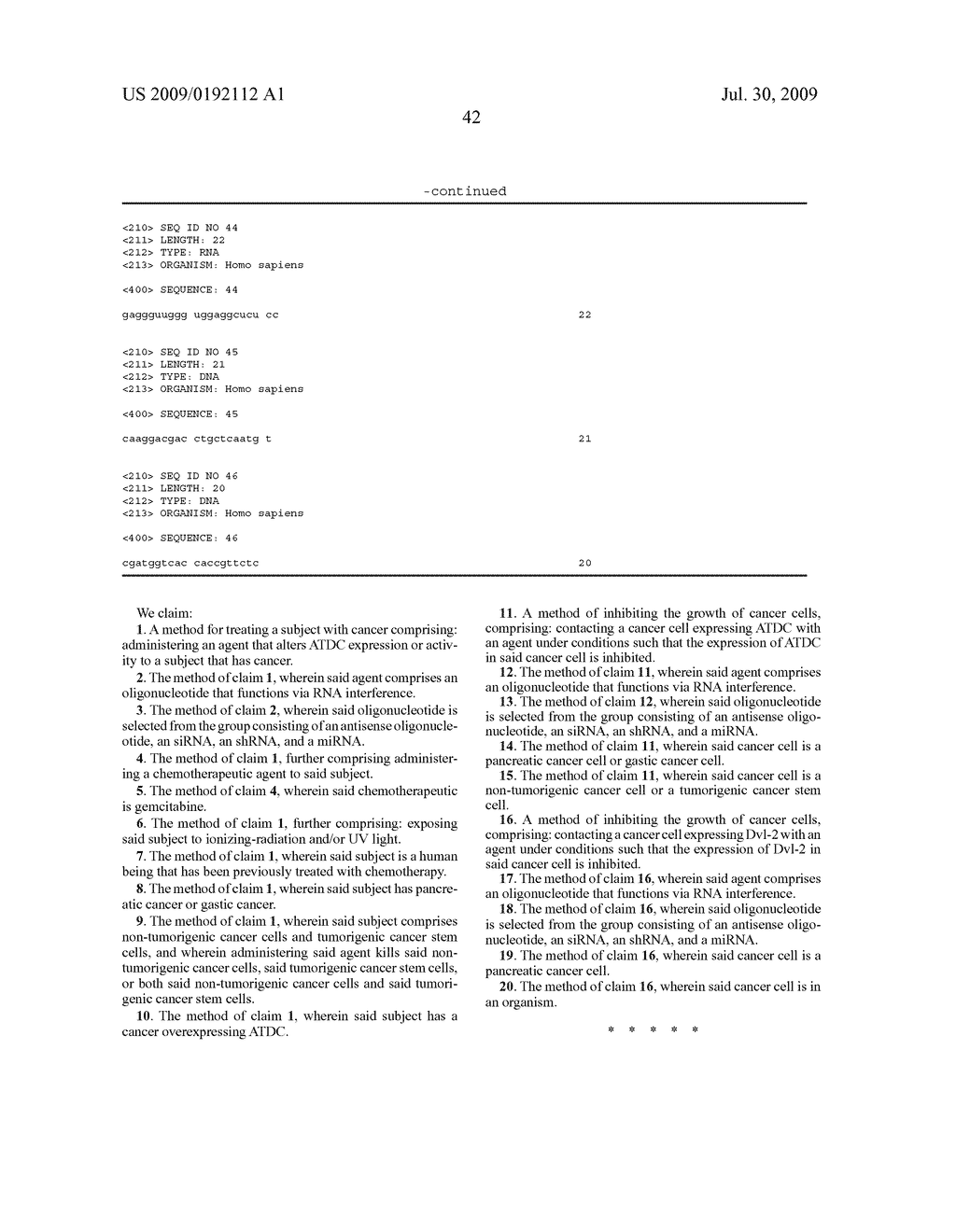 COMPOSITIONS AND METHODS FOR TREATING CANCER - diagram, schematic, and image 88