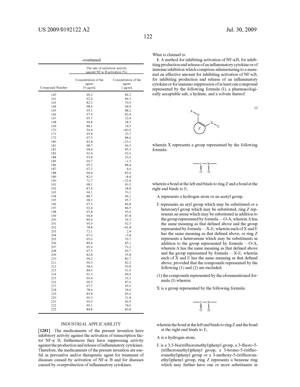 INFLAMMATORY CYTOKINE RELEASE INHIBITOR - diagram, schematic, and image 123