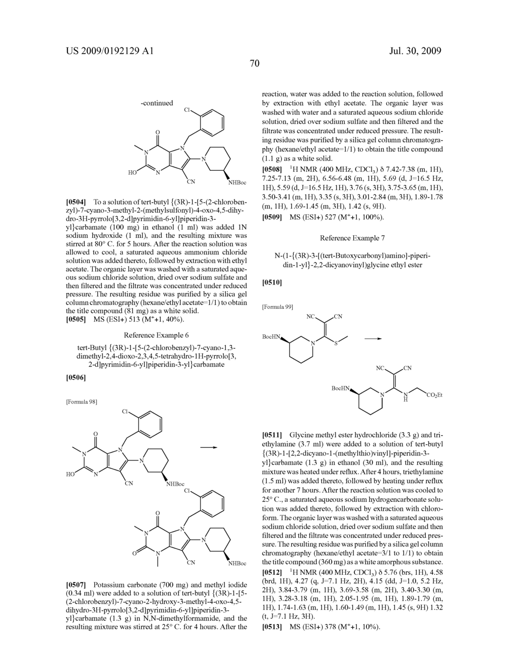 BICYCLIC PYRROLE DERIVATIVES - diagram, schematic, and image 71