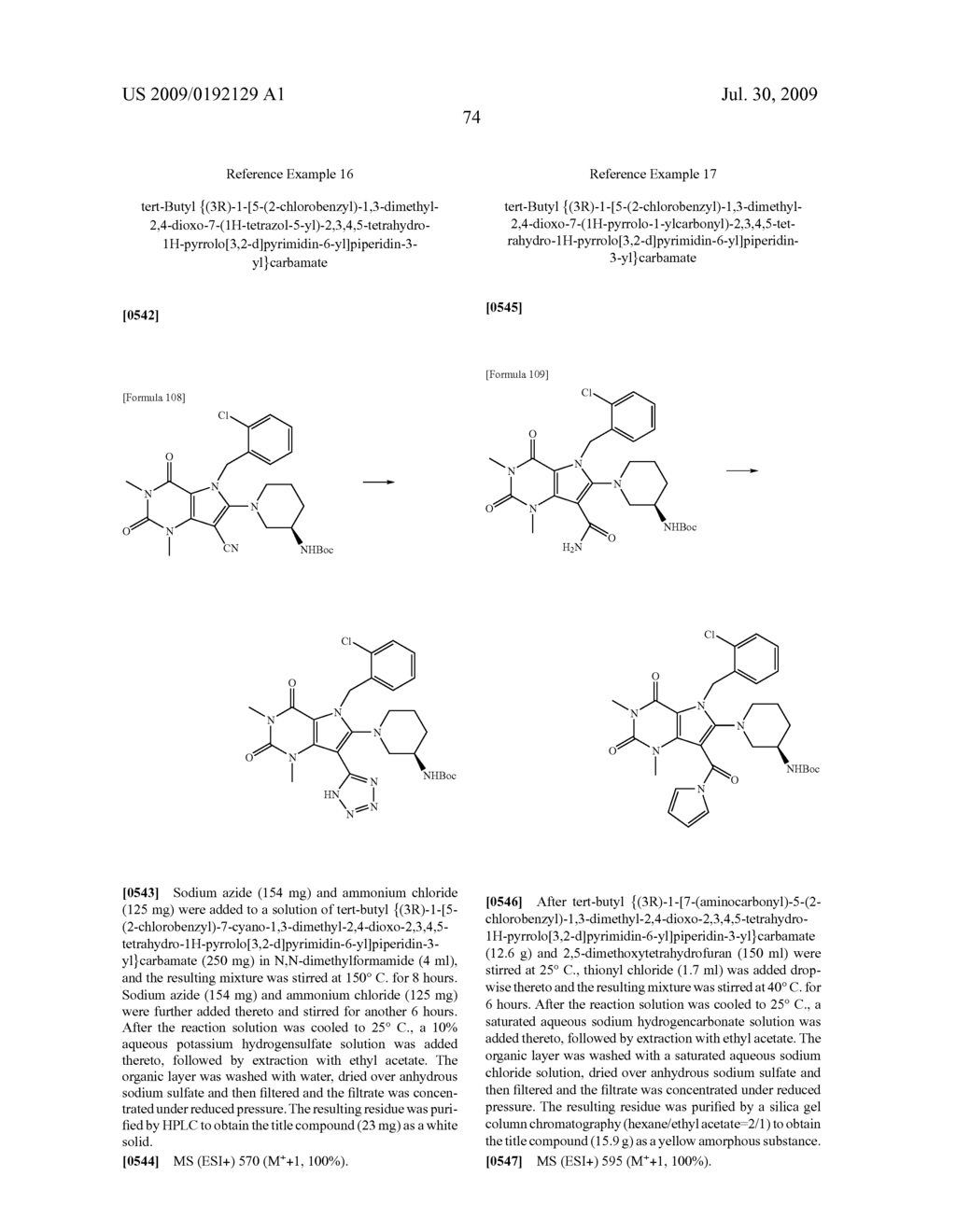 BICYCLIC PYRROLE DERIVATIVES - diagram, schematic, and image 75