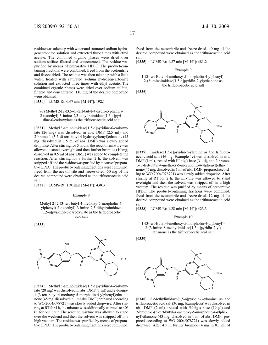 IMINO-IMIDAZO-PYRIDINE DERIVATIVES HAVING ANTITHROMBOTIC ACTIVITY - diagram, schematic, and image 18