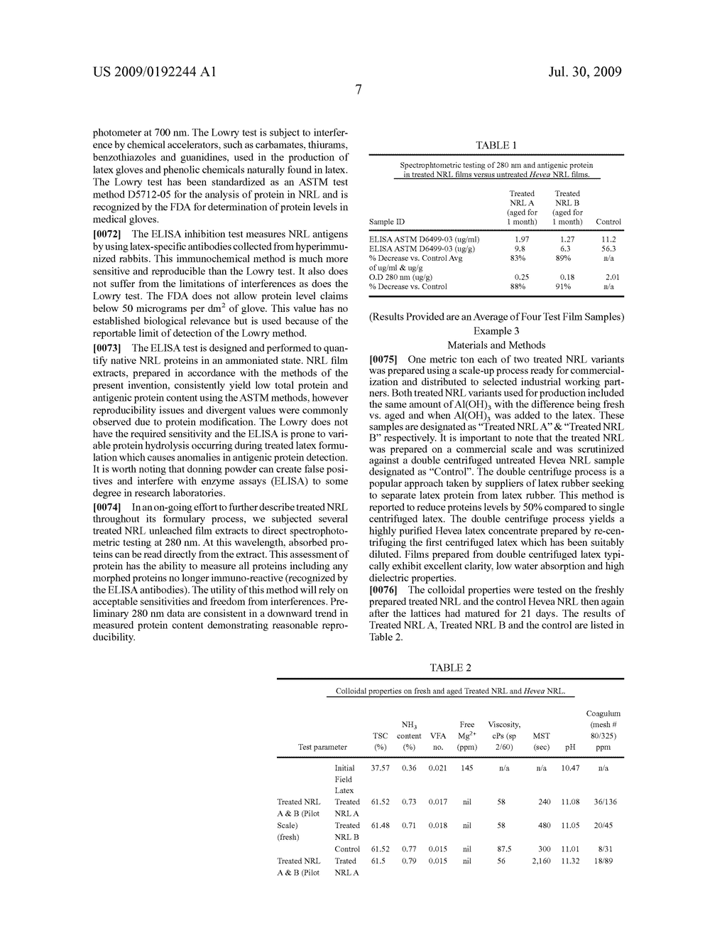 NATURAL RUBBER LATEX HAVING REDUCED ALLERGENICITY AND METHOD OF MAKING - diagram, schematic, and image 08