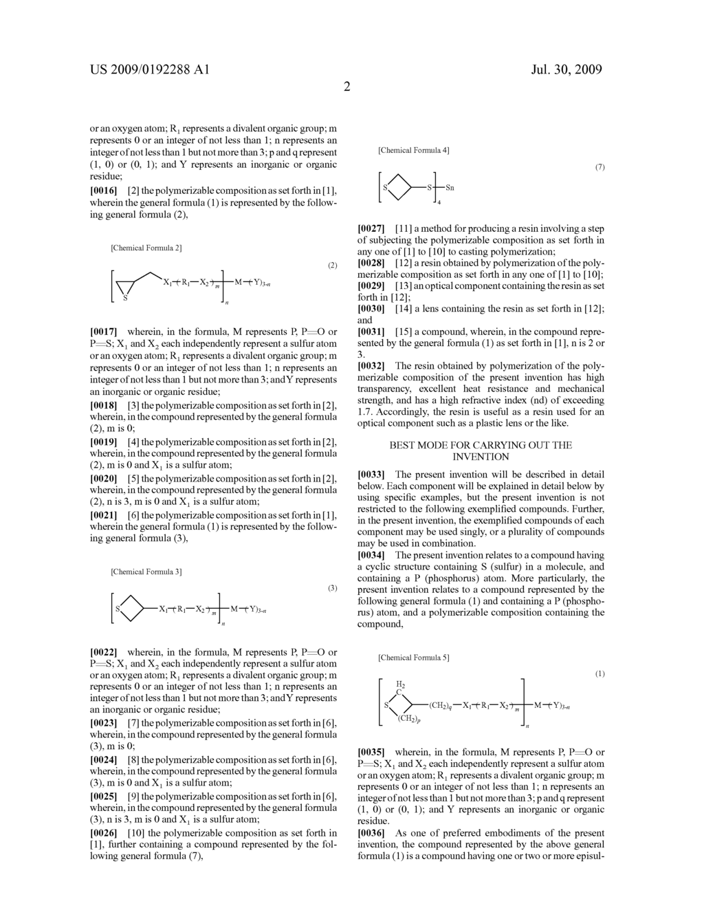 POLYMERIZABLE COMPOSITION, RESIN USING THE SAME, OPTICAL COMPONENT AND COMPOUND - diagram, schematic, and image 03