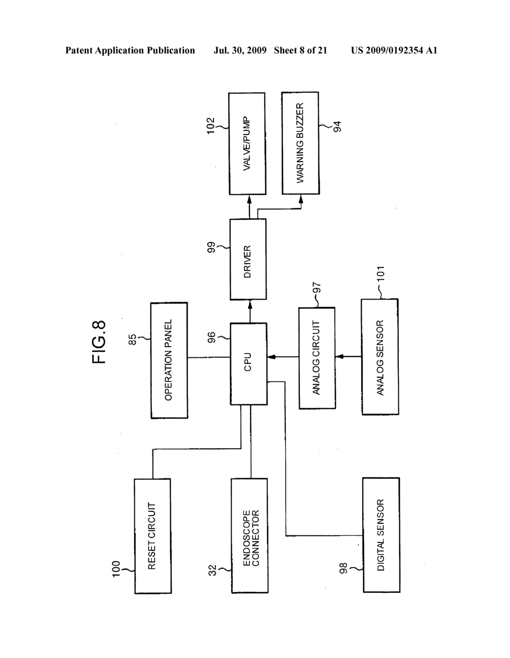 DEVICE FOR AND METHOD OF CLEANING AND DISINFECTING ENDOSCOPE - diagram, schematic, and image 09