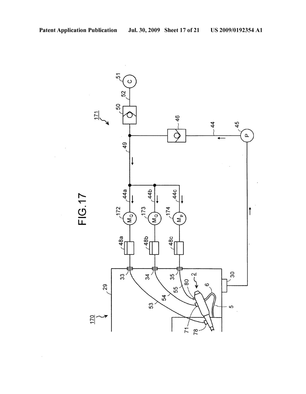 DEVICE FOR AND METHOD OF CLEANING AND DISINFECTING ENDOSCOPE - diagram, schematic, and image 18