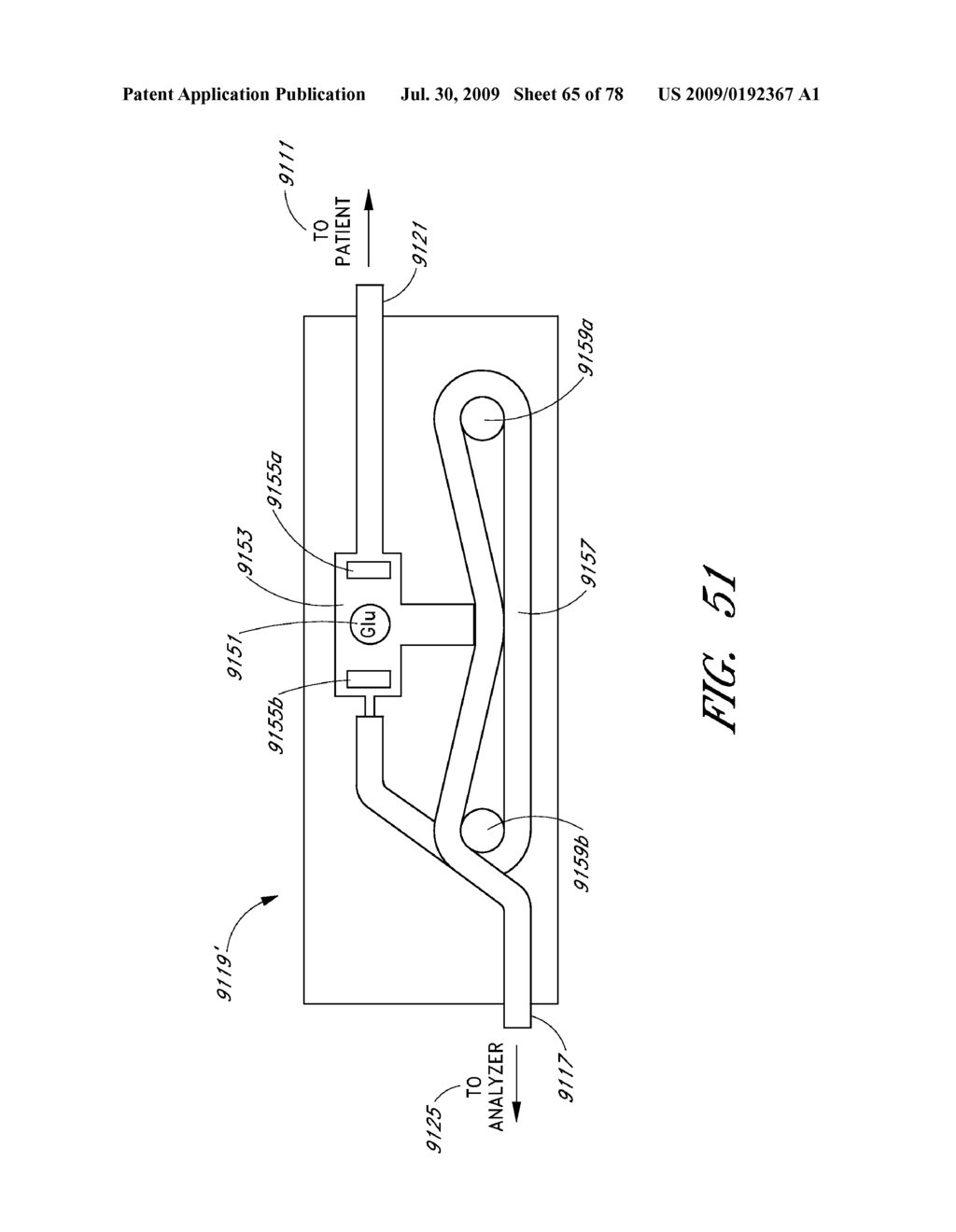 ANALYTE DETECTION SYSTEM WITH PERIODIC SAMPLE DRAW AND BODY FLUID ANALYZER - diagram, schematic, and image 66