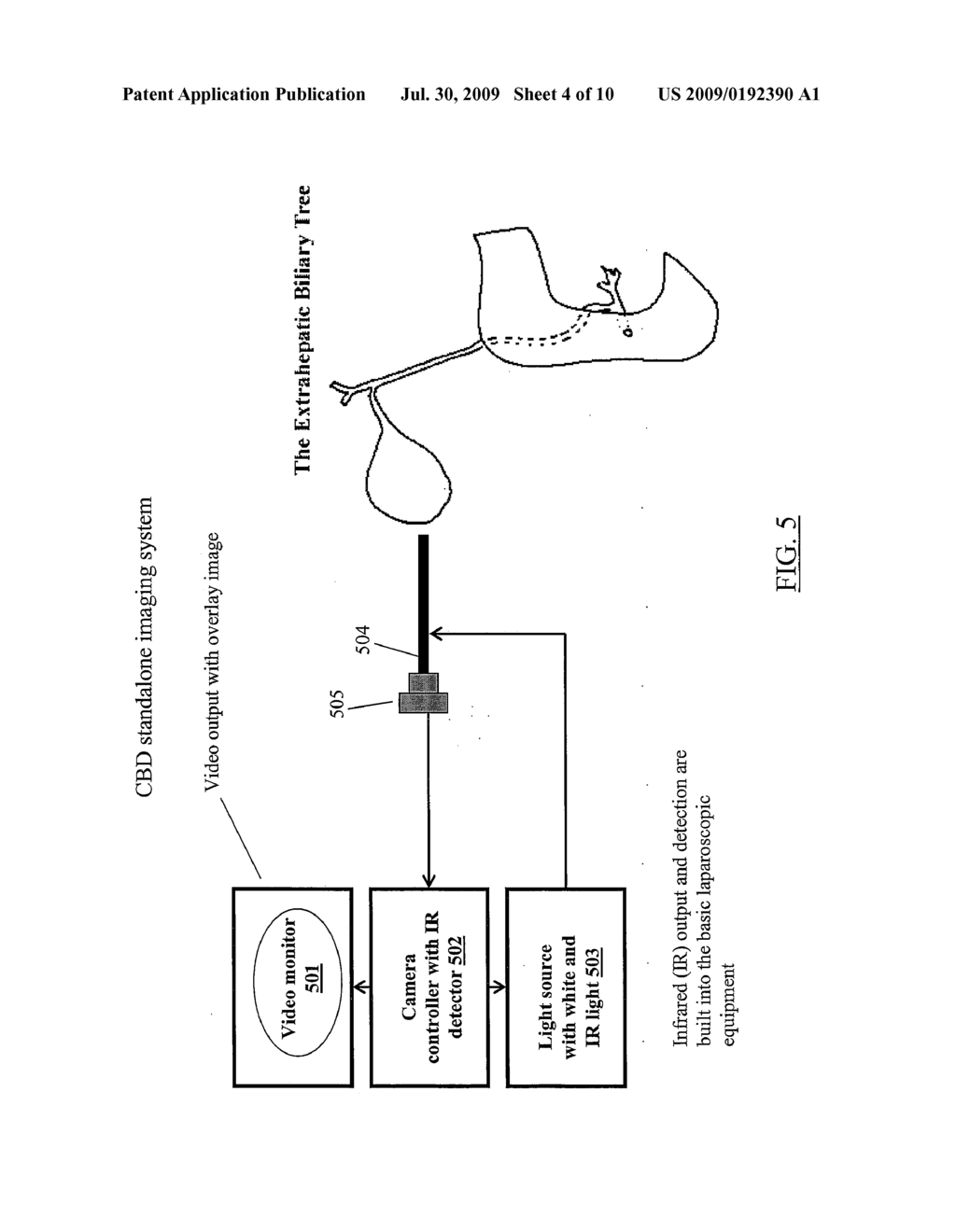 Common bile duct surgical imaging system - diagram, schematic, and image 05