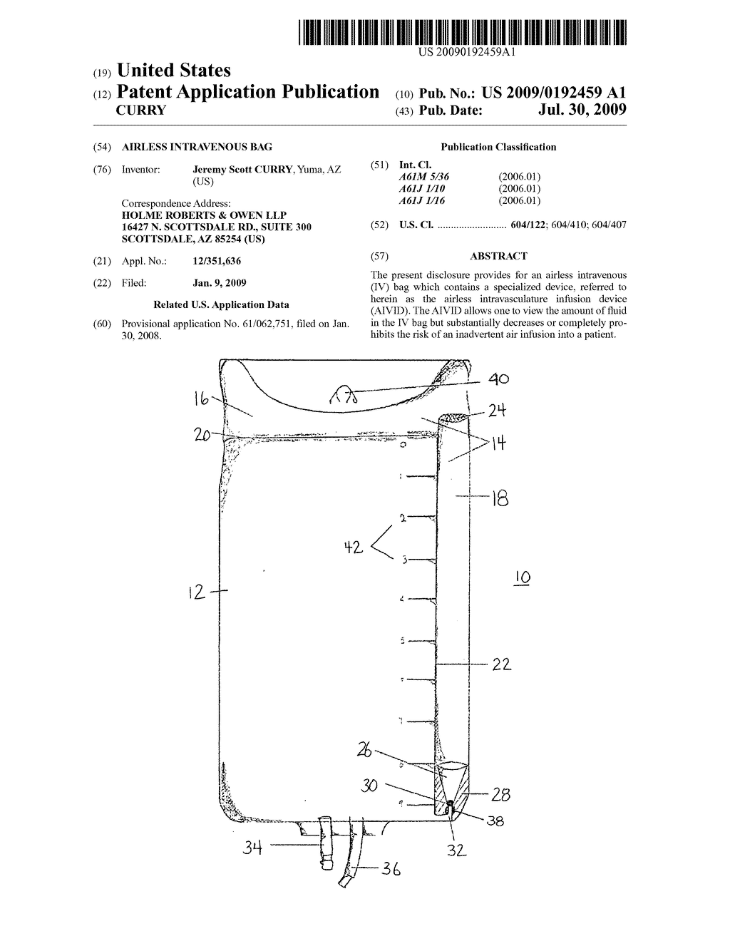 AIRLESS INTRAVENOUS BAG - diagram, schematic, and image 01