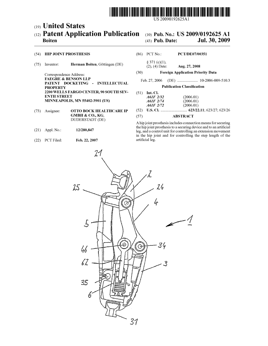 HIP JOINT PROSTHESIS - diagram, schematic, and image 01