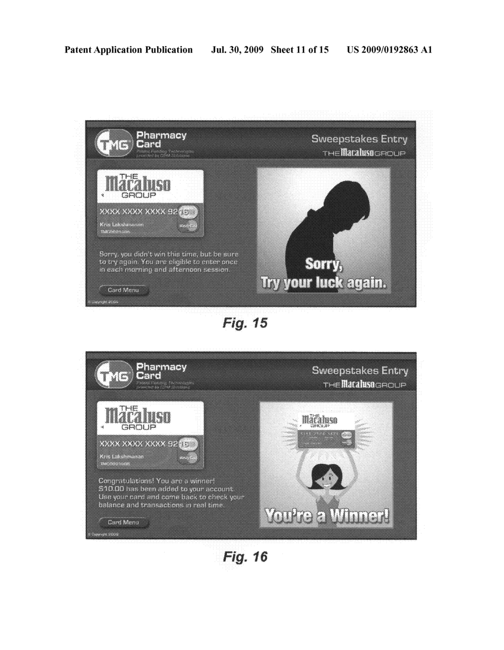 Incentive card program for attracting persons to product or service displays - diagram, schematic, and image 12