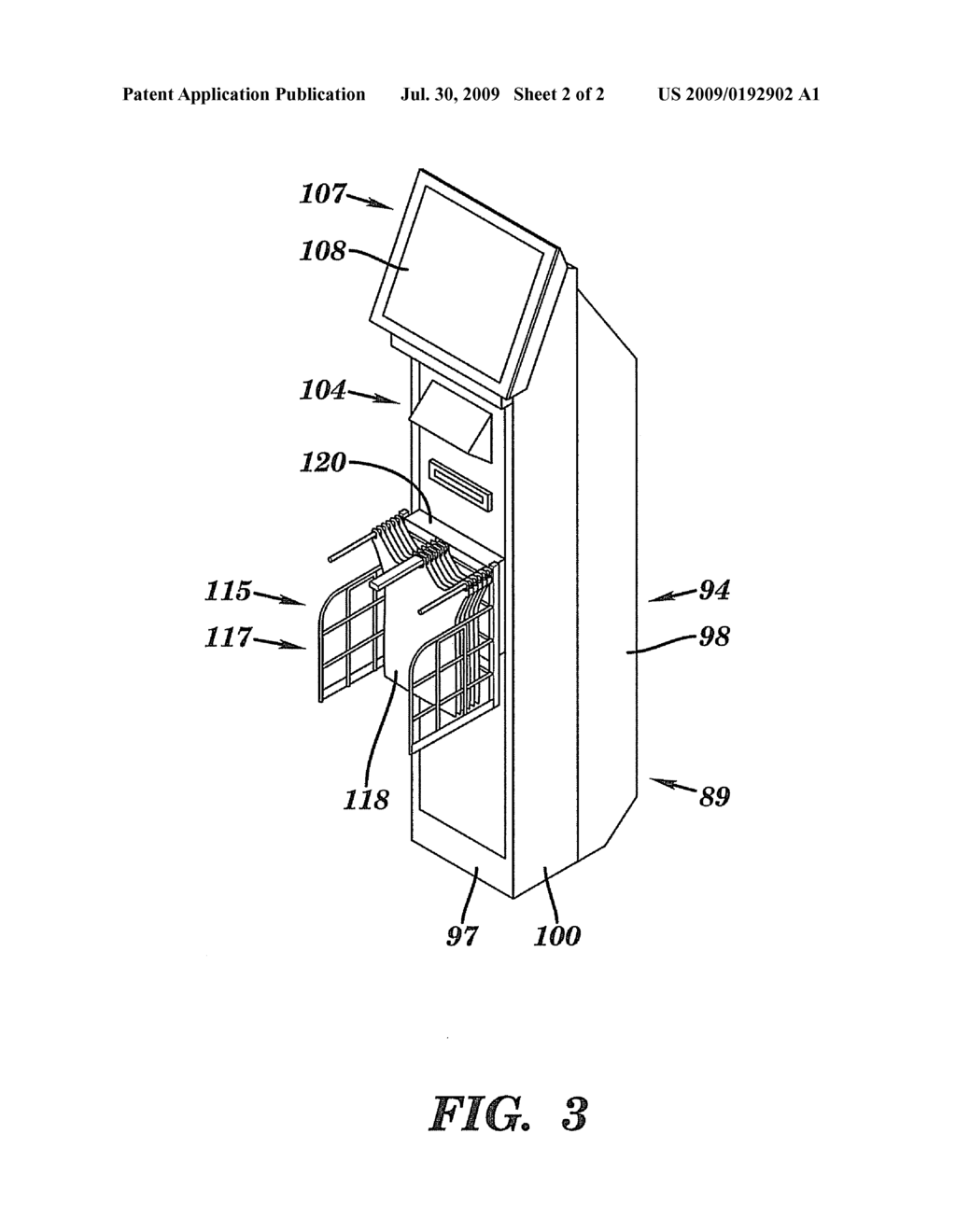 VERTICALLY MOUNTED PRODUCT LOAD SENSOR FOR A RETAIL CHECKOUT STATION - diagram, schematic, and image 03