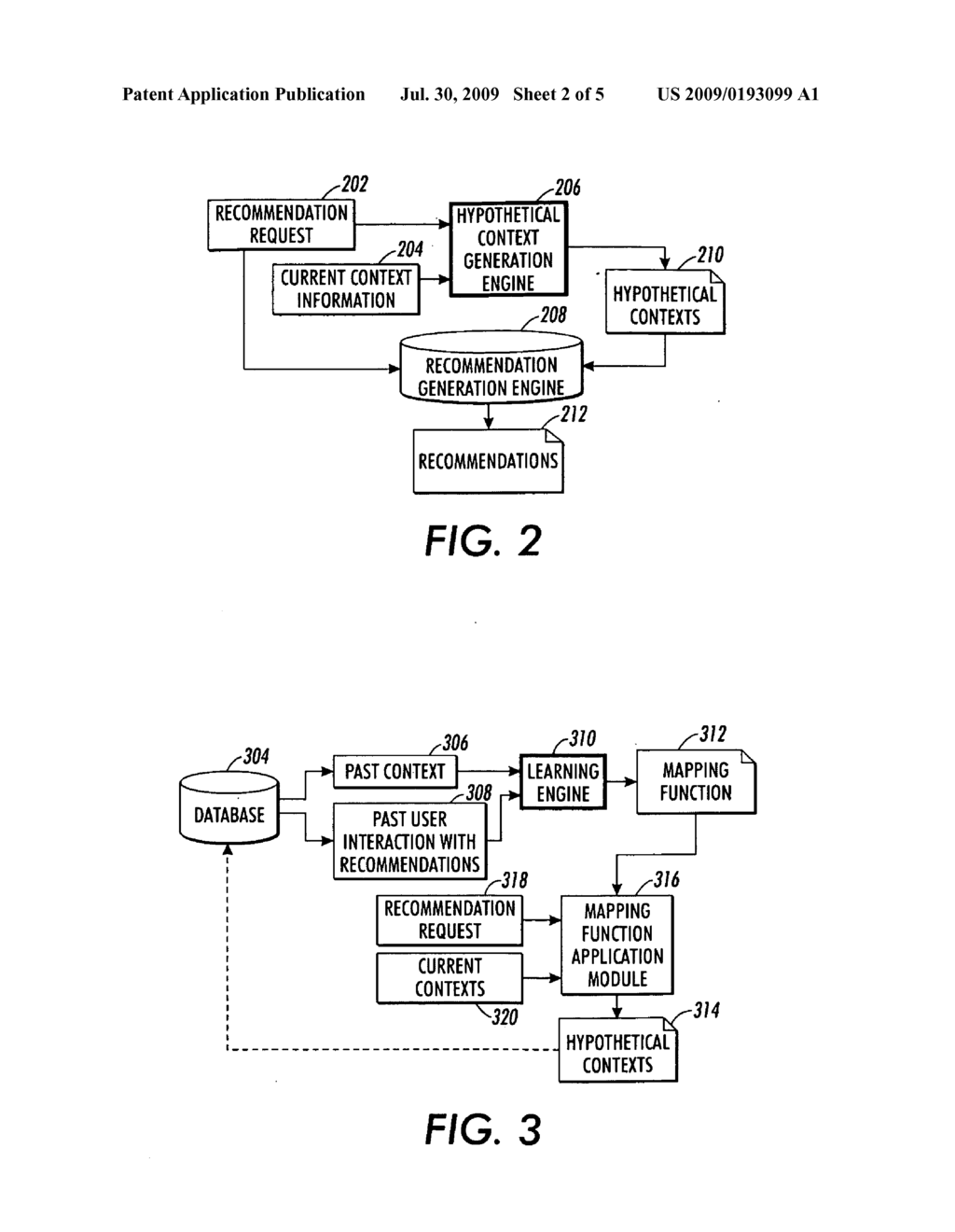 METHOD AND APPARATUS FOR AUTOMATICALLY INCORPORATING HYPOTHETICAL CONTEXT INFORMATION INTO RECOMMENDATION QUERIES - diagram, schematic, and image 03