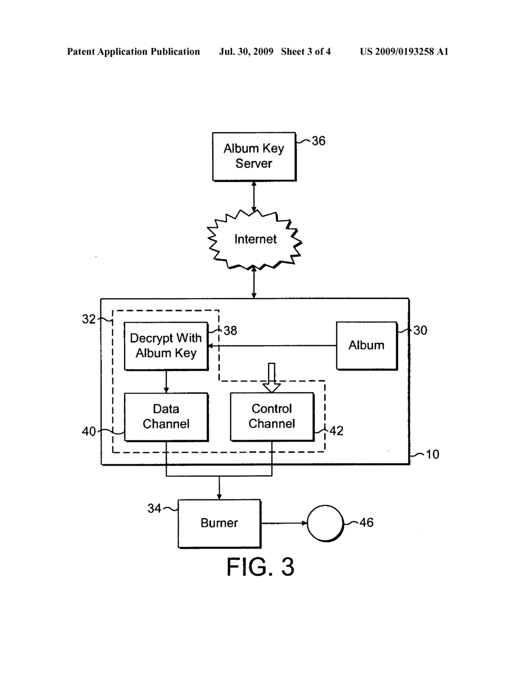 CONTROLLING THE DOWNLOADING AND RECORDING OF DIGITAL DATA - diagram, schematic, and image 04