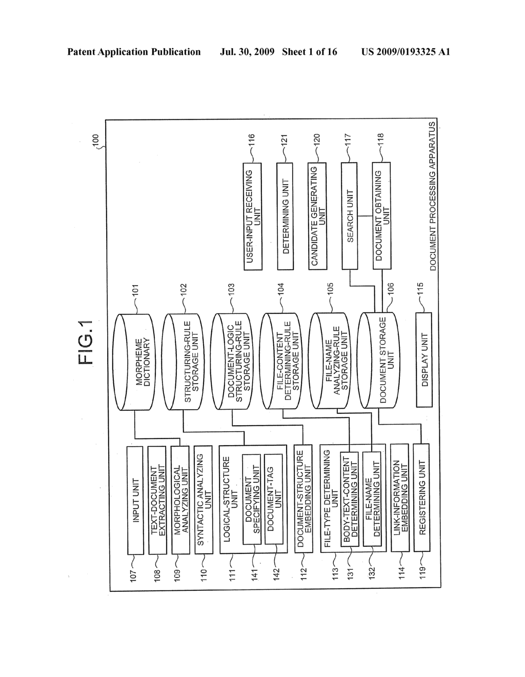 APPARATUS, METHOD AND COMPUTER PROGRAM PRODUCT FOR PROCESSING DOCUMENTS - diagram, schematic, and image 02