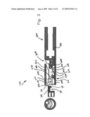 Door hinge with a hidden closure system diagram and image