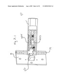 Door hinge with a hidden closure system diagram and image