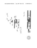 Door hinge with a hidden closure system diagram and image