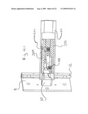 Door hinge with a hidden closure system diagram and image