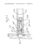 Door hinge with a hidden closure system diagram and image